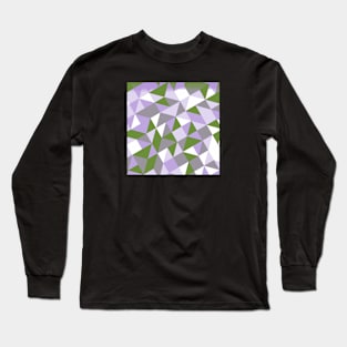 Genderqueer Pride Tilted Geometric Shapes Collage Long Sleeve T-Shirt